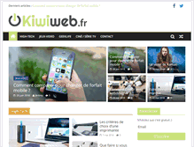 Tablet Screenshot of kiwiweb.fr